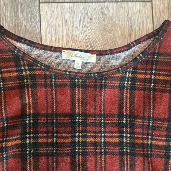 Andree Plaid tie shirt - Picture 3 of 5
